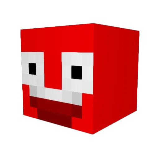 ume0103 Minecraft avatar head, 3D render