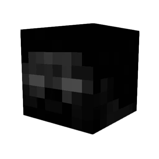 umgefallener Minecraft avatar head, 3D render