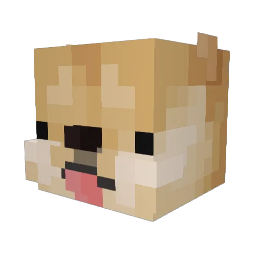 umisouls Minecraft avatar head, 3D render