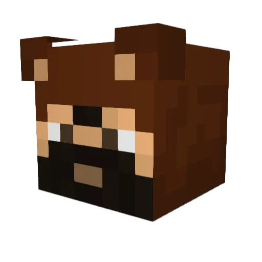 umitcnk Minecraft avatar head, 3D render