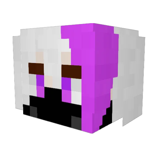 umituki965 Minecraft avatar head, 3D render