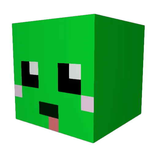 umjun_sik Minecraft avatar head, 3D render