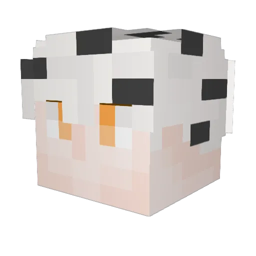 umm027 Minecraft avatar head, 3D render