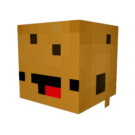 umnumcookie Minecraft avatar head, 3D render