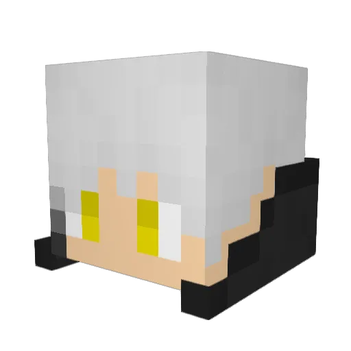 umoz012 Minecraft avatar head, 3D render
