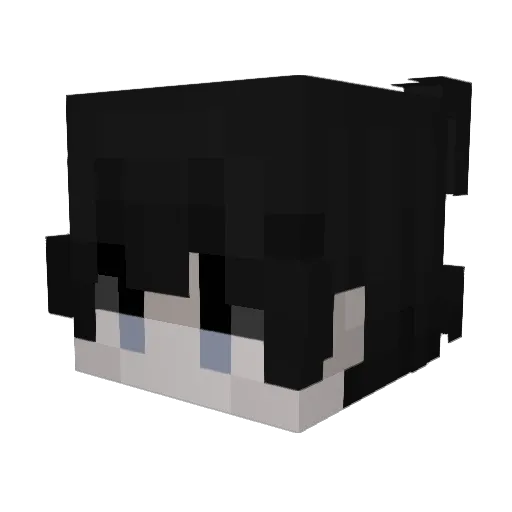 umutcanglr Minecraft avatar head, 3D render