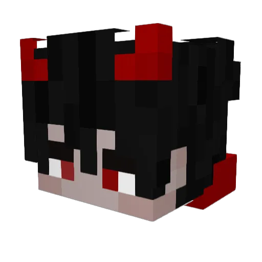 umutsaat Minecraft avatar head, 3D render