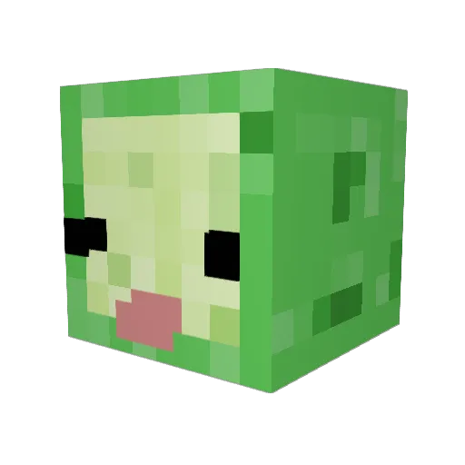 umyesplz Minecraft avatar head, 3D render
