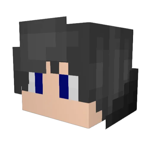 unaufdringlich Minecraft avatar head, 3D render