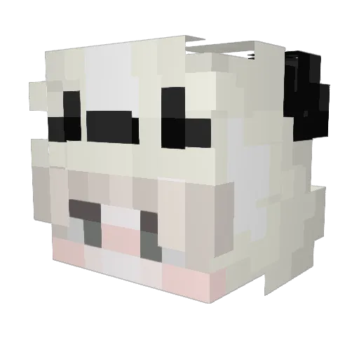 unauthentisch Minecraft avatar head, 3D render