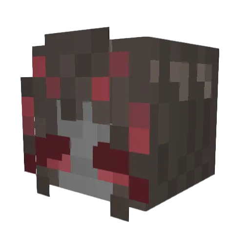 unavailablesquid Minecraft avatar head, 3D render