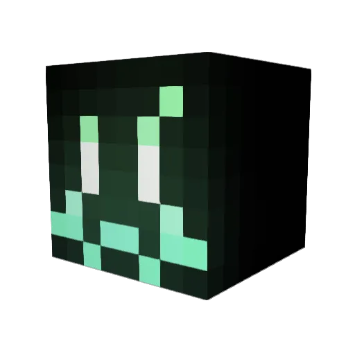 unayrex Minecraft avatar head, 3D render