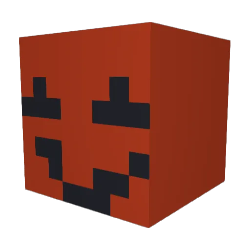 unbeardedFear Minecraft avatar head, 3D render