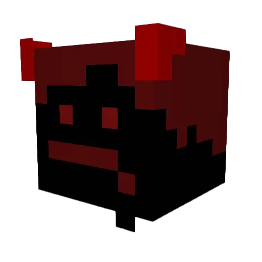 unbeatable1232 Minecraft avatar head, 3D render