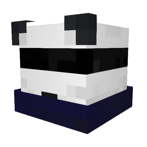 uncanalmax Minecraft avatar head, 3D render
