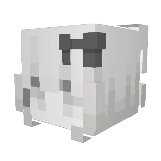 unclaimed404 Minecraft avatar head, 3D render