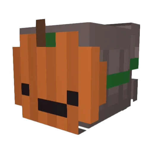 uncleLuna Minecraft avatar head, 3D render
