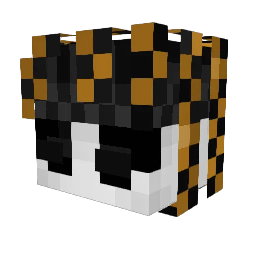 unclebenpac Minecraft avatar head, 3D render