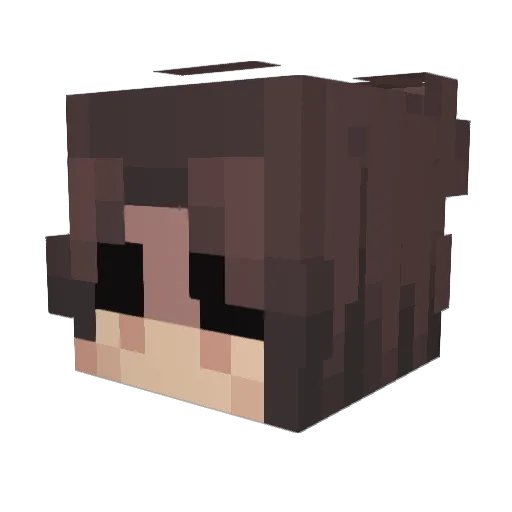 uncleshredz Minecraft avatar head, 3D render