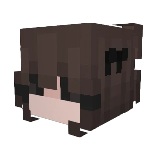 undahaus Minecraft avatar head, 3D render