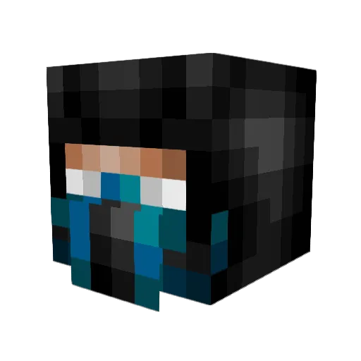 undead_dragon21 Minecraft avatar head, 3D render
