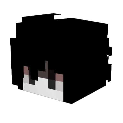 undeadinthdrknss Minecraft avatar head, 3D render