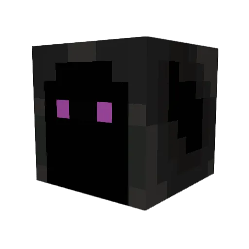 undeadsee Minecraft avatar head, 3D render