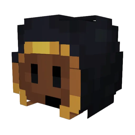 undeadtogether Minecraft avatar head, 3D render