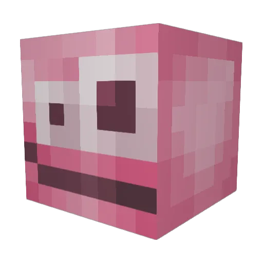 underfrey Minecraft avatar head, 3D render