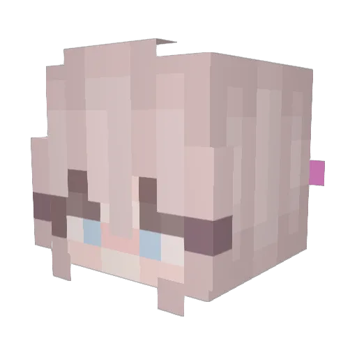 underfuneralmoon Minecraft avatar head, 3D render