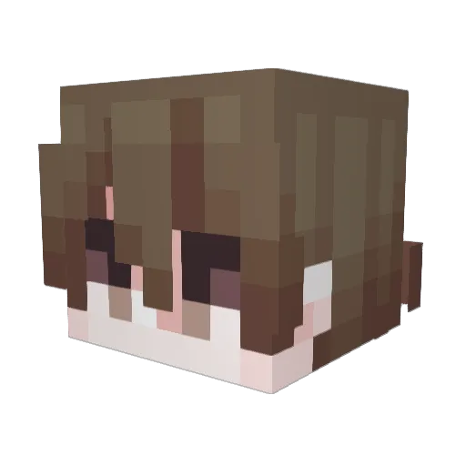 undergroundnoem Minecraft avatar head, 3D render