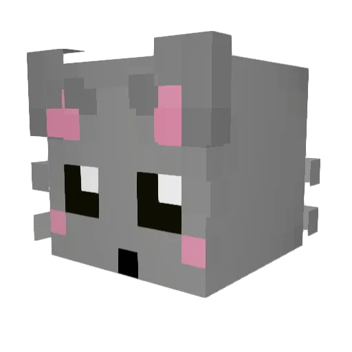 underscoreslash Minecraft avatar head, 3D render
