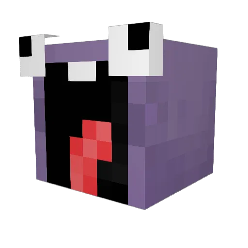 underwearface Minecraft avatar head, 3D render