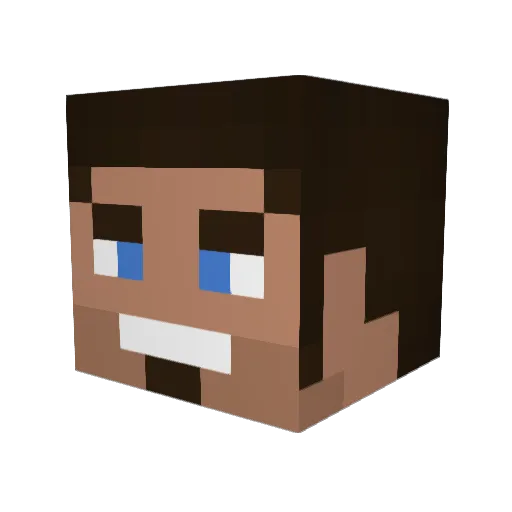 underworld5000 Minecraft avatar head, 3D render