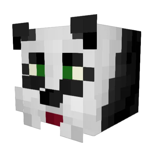undeserve Minecraft avatar head, 3D render