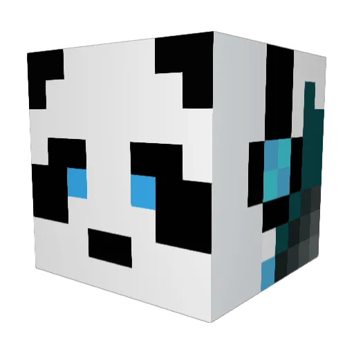 undisputedone9 Minecraft avatar head, 3D render
