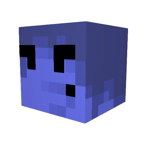undreab Minecraft avatar head, 3D render