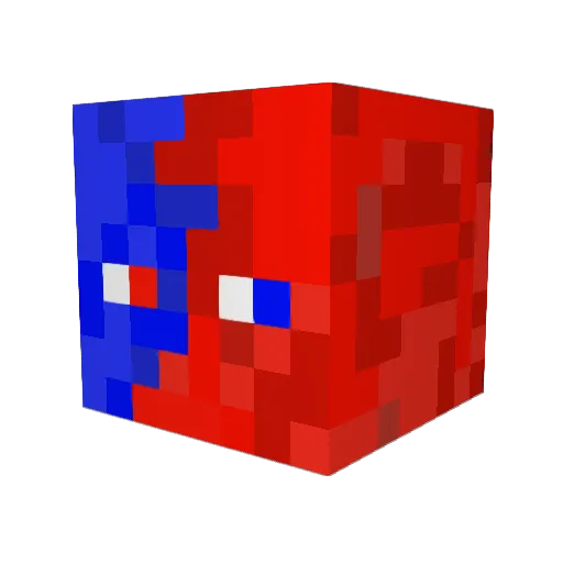 undwaas Minecraft avatar head, 3D render