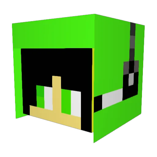 uneastingrook28 Minecraft avatar head, 3D render