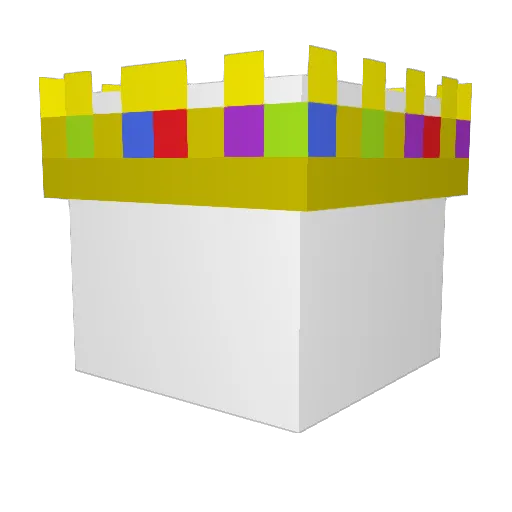 unemployedcookie Minecraft avatar head, 3D render