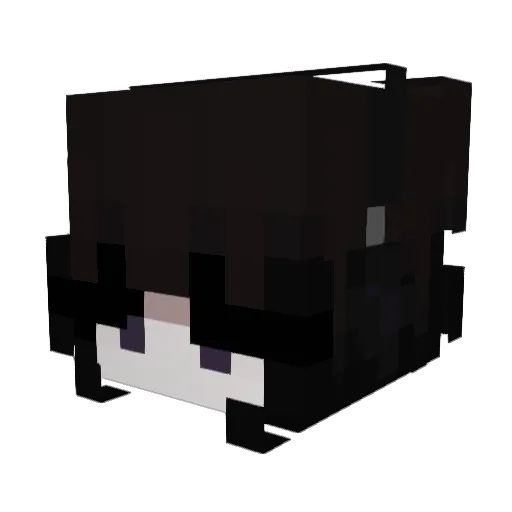 unerlaitschek Minecraft avatar head, 3D render