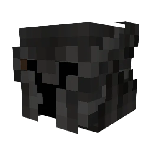 unferno Minecraft avatar head, 3D render