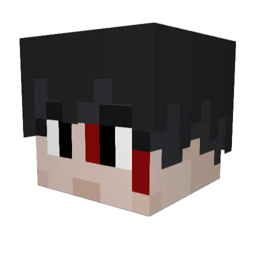 ungabugaa Minecraft avatar head, 3D render