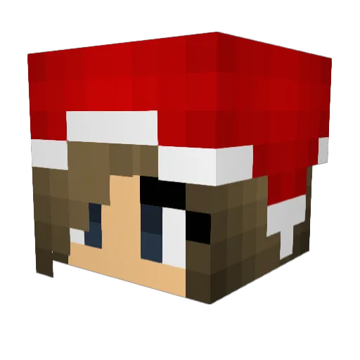 ungulaterider Minecraft avatar head, 3D render
