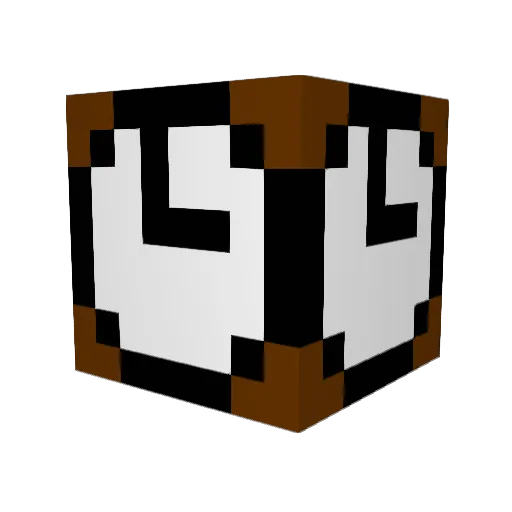 uniboy2014 Minecraft avatar head, 3D render