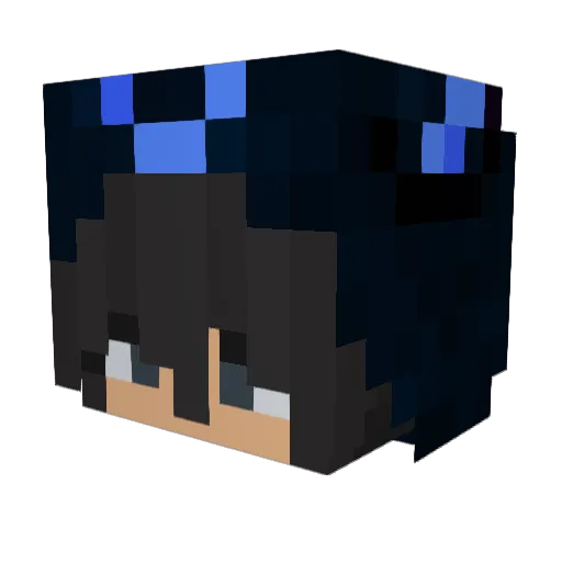 unice1st Minecraft avatar head, 3D render