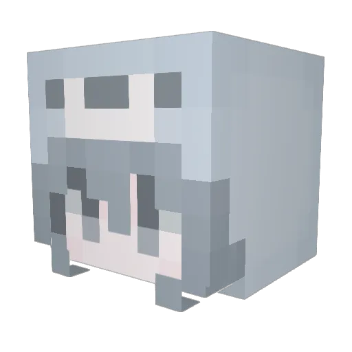 unicorn72632 Minecraft avatar head, 3D render