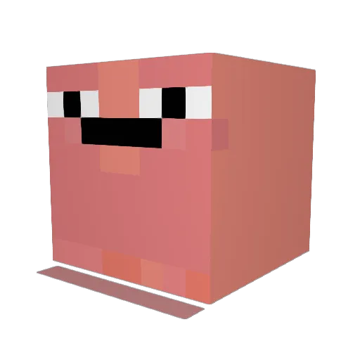 unicornking176 Minecraft avatar head, 3D render