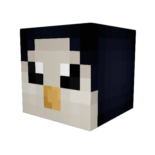 unicornlord123 Minecraft avatar head, 3D render