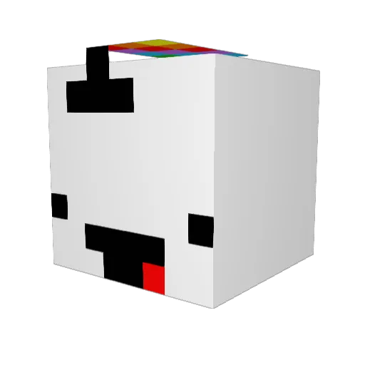 unicornlord315 Minecraft avatar head, 3D render